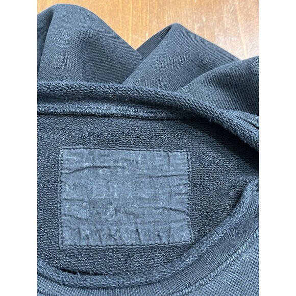 Frank & Eileen Anna Long Sleeve Capelet Top Triple Fleece M Black Minimalist - Picture 10 of 16